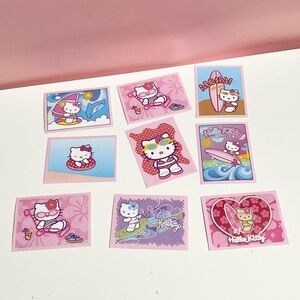 Y2K 2000s mcbling beachy sanrio hello kitty sticker bundle